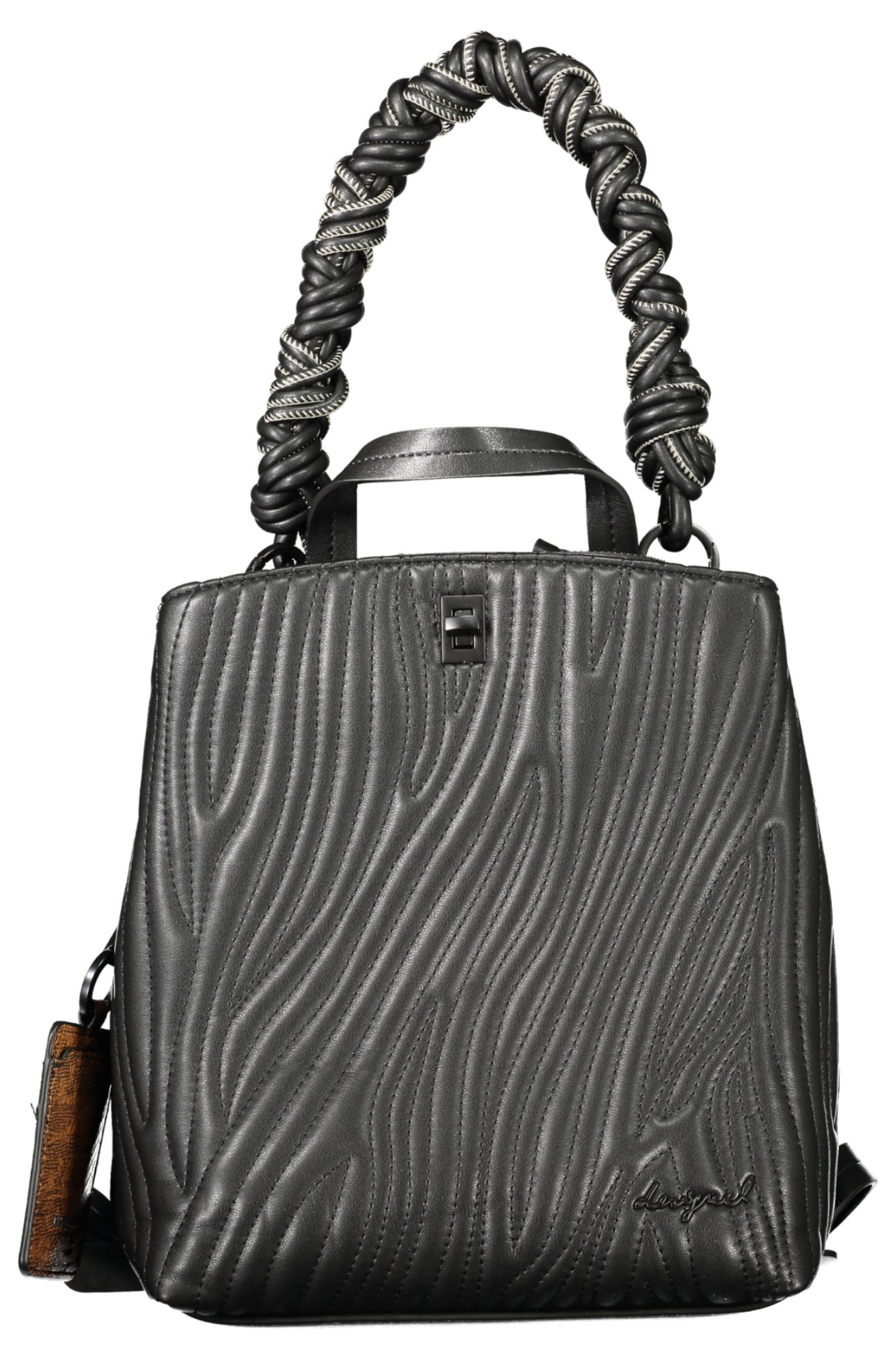 DESIGUAL WOMEN'S BLACK BACKPACK