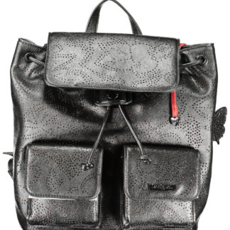 DESIGUAL WOMEN'S BLACK BACKPACK
