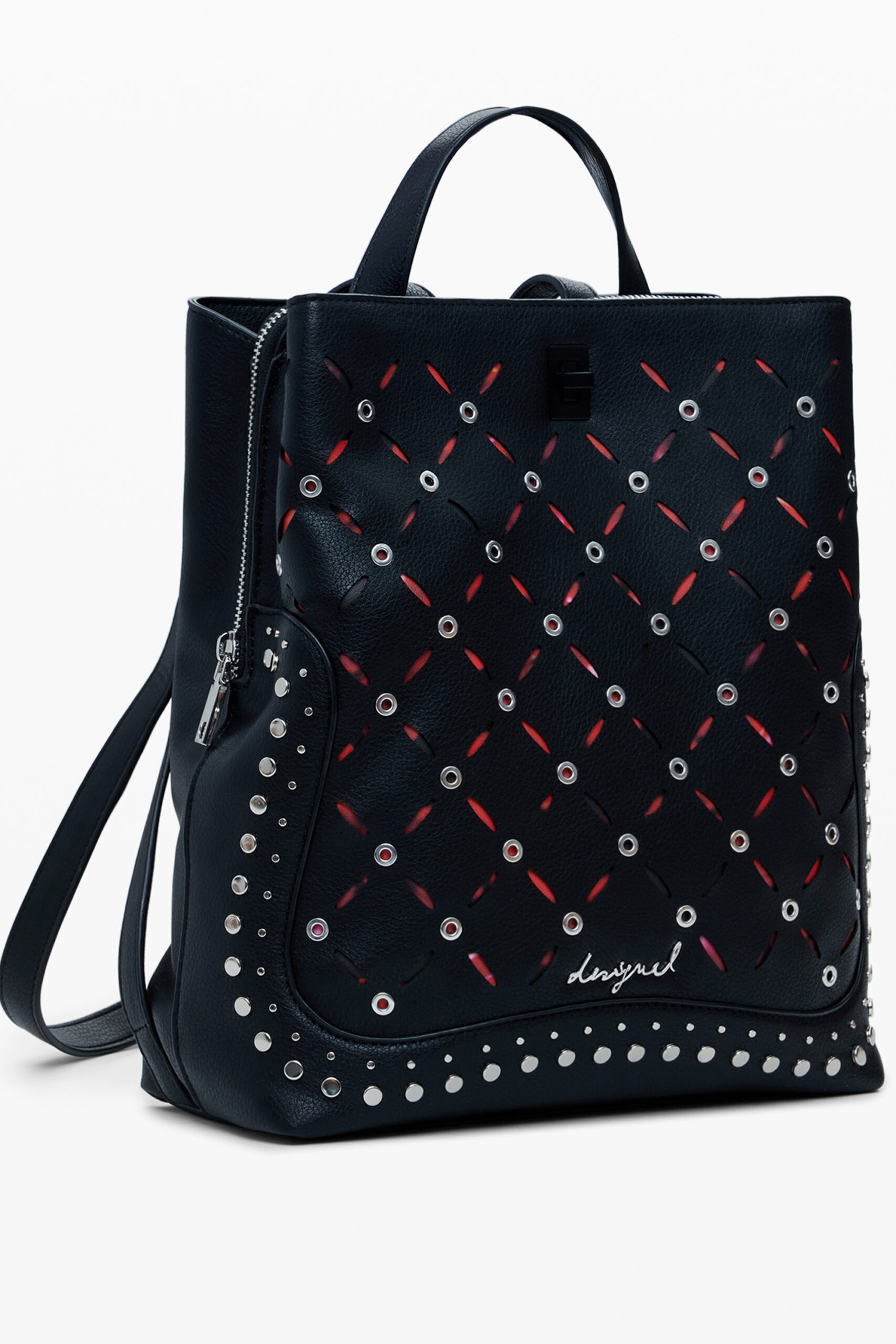 DESIGUAL WOMEN'S BLACK BACKPACK - Afbeelding 2