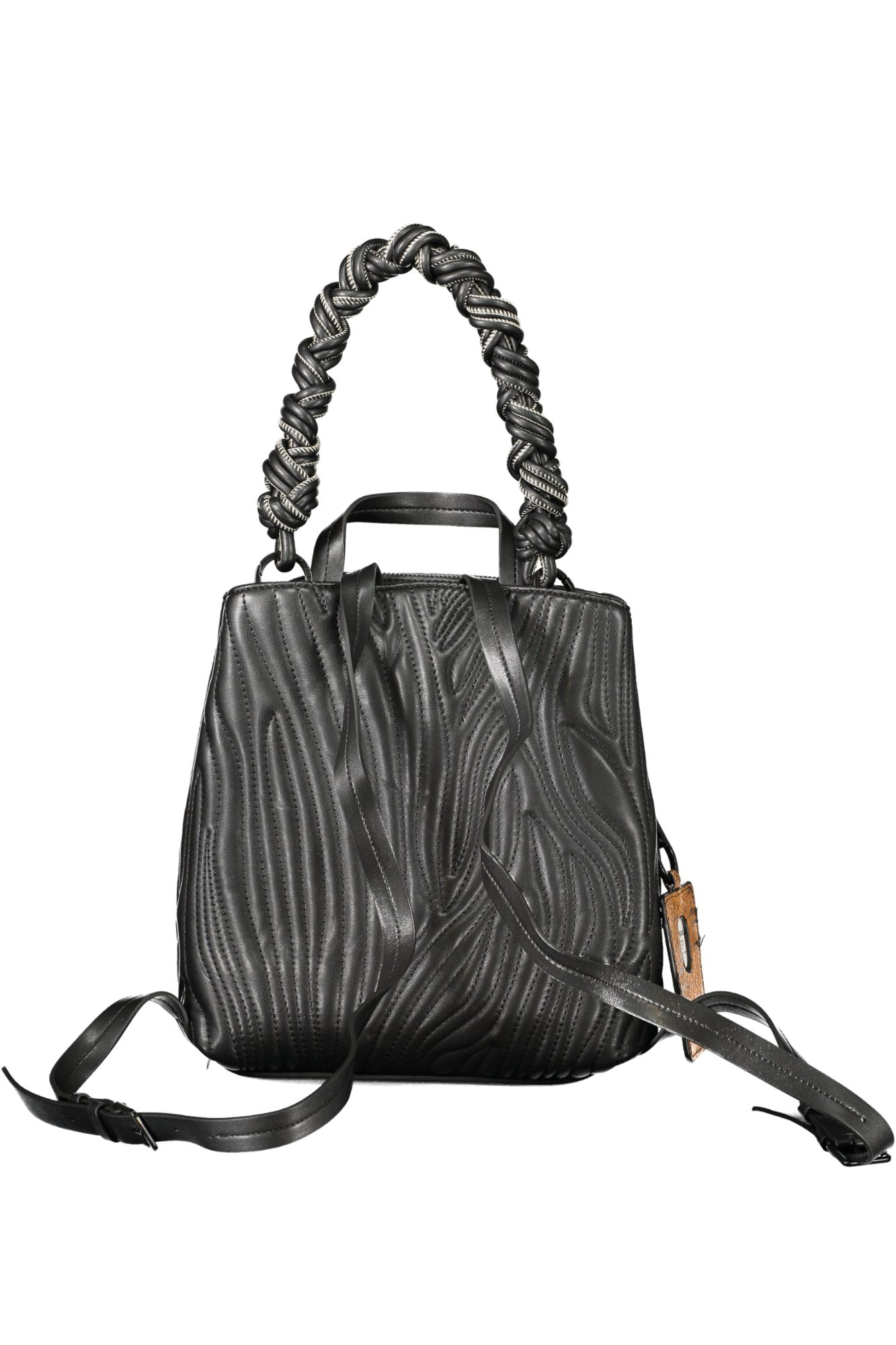 DESIGUAL WOMEN'S BLACK BACKPACK - Afbeelding 2