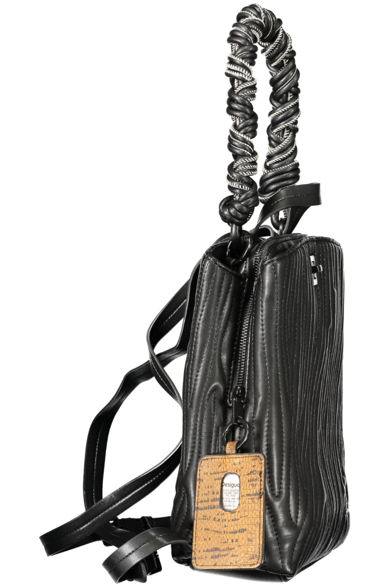 DESIGUAL WOMEN'S BLACK BACKPACK - Afbeelding 3