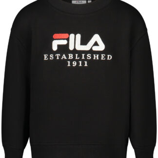 FILA KIDS' BLACK ZIP-UP SWEATSHIRT