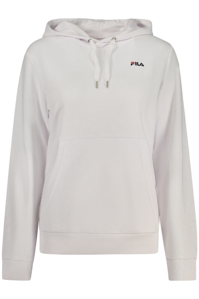 FILA WOMEN'S WHITE ZIP-UP SWEATSHIRT
