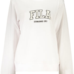 FILA WOMEN'S WHITE ZIP-UP SWEATSHIRT