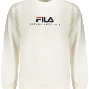 FILA MEN'S WHITE ZIP-UP SWEATSHIRT