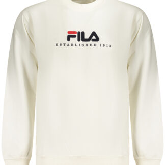 FILA MEN'S WHITE ZIP-UP SWEATSHIRT