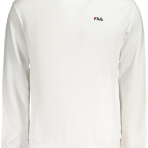 FILA MEN'S WHITE ZIP-UP SWEATSHIRT