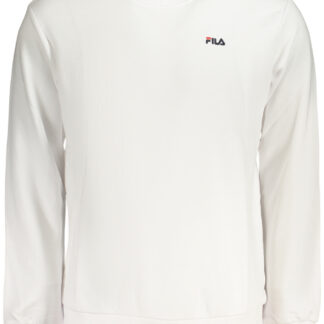 FILA MEN'S WHITE ZIP-UP SWEATSHIRT