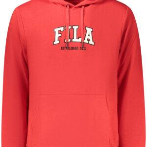 FILA MEN'S RED ZIP-UP SWEATSHIRT