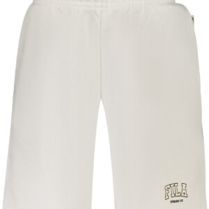 FILA MEN'S WHITE SHORT TRACKSUIT PANTS