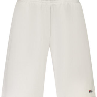 FILA MEN'S WHITE SHORT TRACKSUIT PANTS