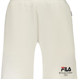 FILA MEN'S WHITE SHORT TRACKSUIT PANTS