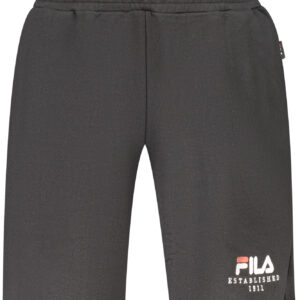 FILA MEN'S BLACK SHORT TRACKSUIT PANTS
