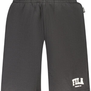 FILA MEN'S BLACK SHORT TRACKSUIT PANTS