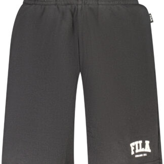 FILA MEN'S BLACK SHORT TRACKSUIT PANTS