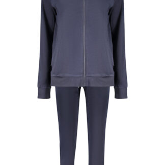 FREDDY WOMEN'S BLUE ZIP-UP SWEATSHIRT