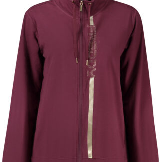 FREDDY WOMEN'S PURPLE ZIP-UP SWEATSHIRT