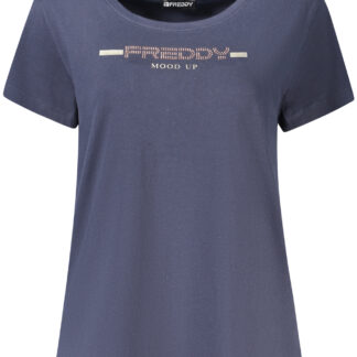 FREDDY WOMEN'S SHORT-SLEEVE T-SHIRT BLUE