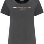 FREDDY WOMEN'S SHORT-SLEEVE T-SHIRT BLACK