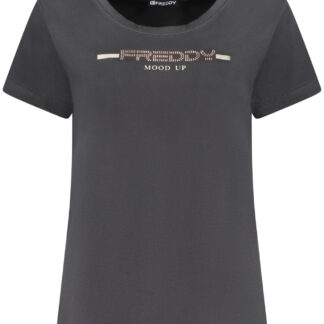 FREDDY WOMEN'S SHORT-SLEEVE T-SHIRT BLACK