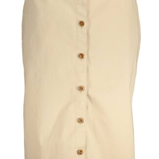 GANT WOMEN'S BEIGE LONGUETTE SKIRT