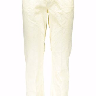 GANT WHITE WOMEN'S TROUSERS