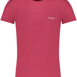 GAUDÌ MEN'S RED SHORT SLEEVE T-SHIRT