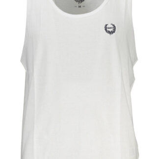 GIAN MARCO VENTURI MEN'S WHITE TANK TOP