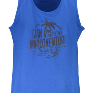 GIAN MARCO VENTURI MAN BLUE TANK TOP