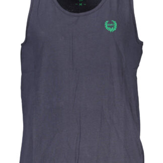 GIAN MARCO VENTURI MEN'S BLUE TANK TOP