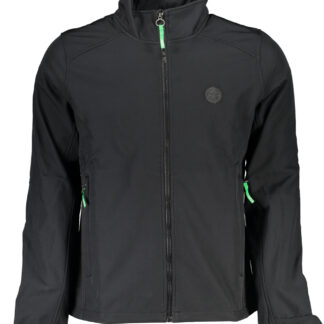 GIAN MARCO VENTURI MEN'S BLACK SPORTS JACKET