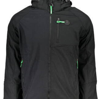 GIAN MARCO VENTURI MEN'S BLACK SPORTS JACKET