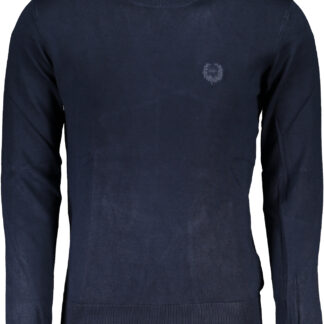 GIAN MARCO VENTURI MEN'S BLUE SWEATER