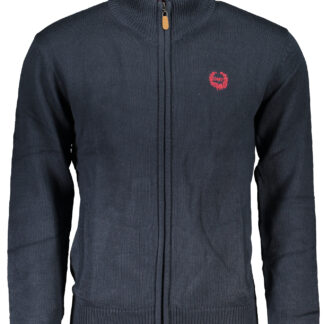GIAN MARCO VENTURI MEN'S BLUE SWEATER
