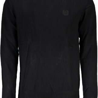 GIAN MARCO VENTURI MEN'S BLACK SWEATER