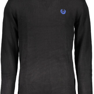 GIAN MARCO VENTURI MEN'S BLACK SWEATER
