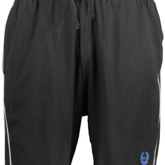 GIAN MARCO VENTURI MEN'S BLACK SHORT PANTS