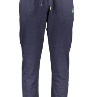 GIAN MARCO VENTURI MEN'S BLUE TROUSERS