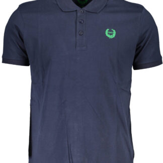 GIAN MARCO VENTURI MEN'S SHORT SLEEVE POLO BLUE
