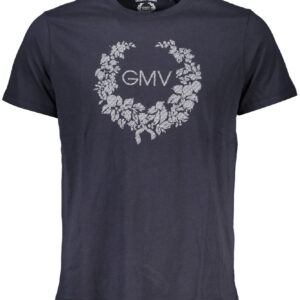 GIAN MARCO VENTURI MEN'S SHORT SLEEVED T-SHIRT BLUE