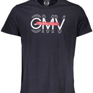 GIAN MARCO VENTURI MEN'S SHORT SLEEVE T-SHIRT BLUE