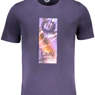GIAN MARCO VENTURI MEN'S SHORT SLEEVED T-SHIRT BLUE