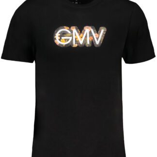 GIAN MARCO VENTURI MEN'S SHORT SLEEVED T-SHIRT BLACK
