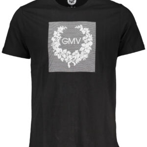 GIAN MARCO VENTURI MEN'S SHORT SLEEVE T-SHIRT BLACK