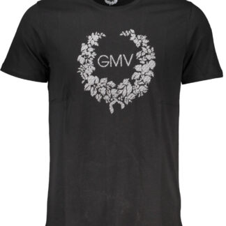 GIAN MARCO VENTURI MEN'S SHORT SLEEVE T-SHIRT BLACK