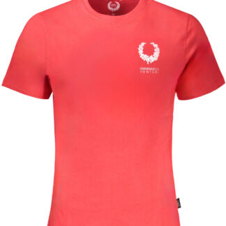 GIAN MARCO VENTURI MEN'S RED SHORT SLEEVE T-SHIRT