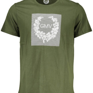 GIAN MARCO VENTURI MEN'S SHORT SLEEVE T-SHIRT GREEN