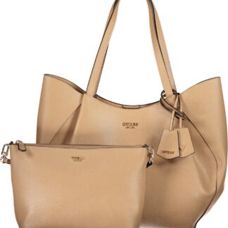 GUESS JEANS WOMEN'S BEIGE BAG