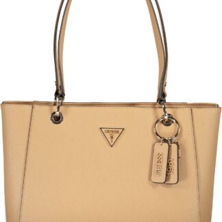 GUESS JEANS WOMEN'S BEIGE BAG