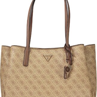 GUESS JEANS WOMEN'S BEIGE BAG